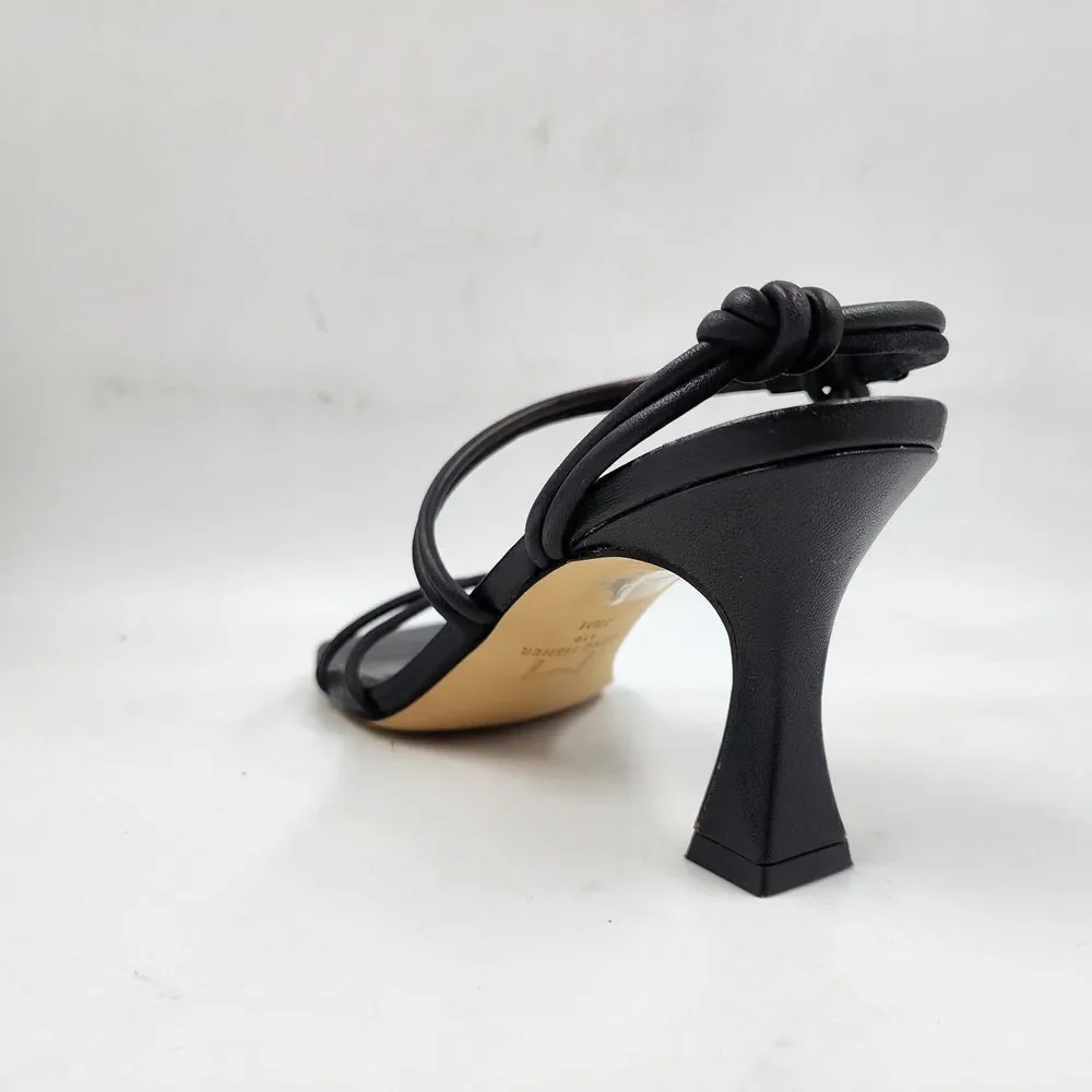 Marc Fisher LTD. Davia Square Toe Sandals Women's 7.5 Black Slingback Strap~ - Picture 5 of 15